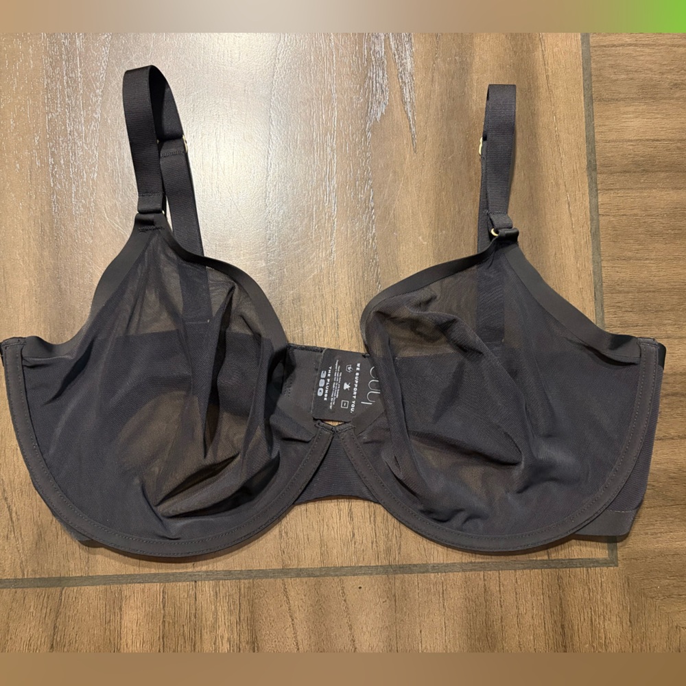 CUUP The Plunge Black Bra